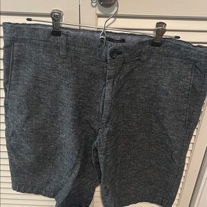 Banana Republic Charcoal Flat Front Shorts